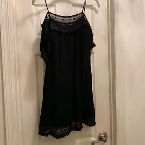 Black swim cover up